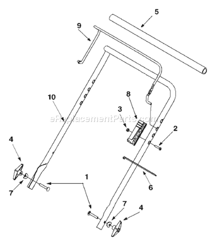 Page C Diagram and Parts List for 31AE285-401 2003 Yard Man Snow Blower
